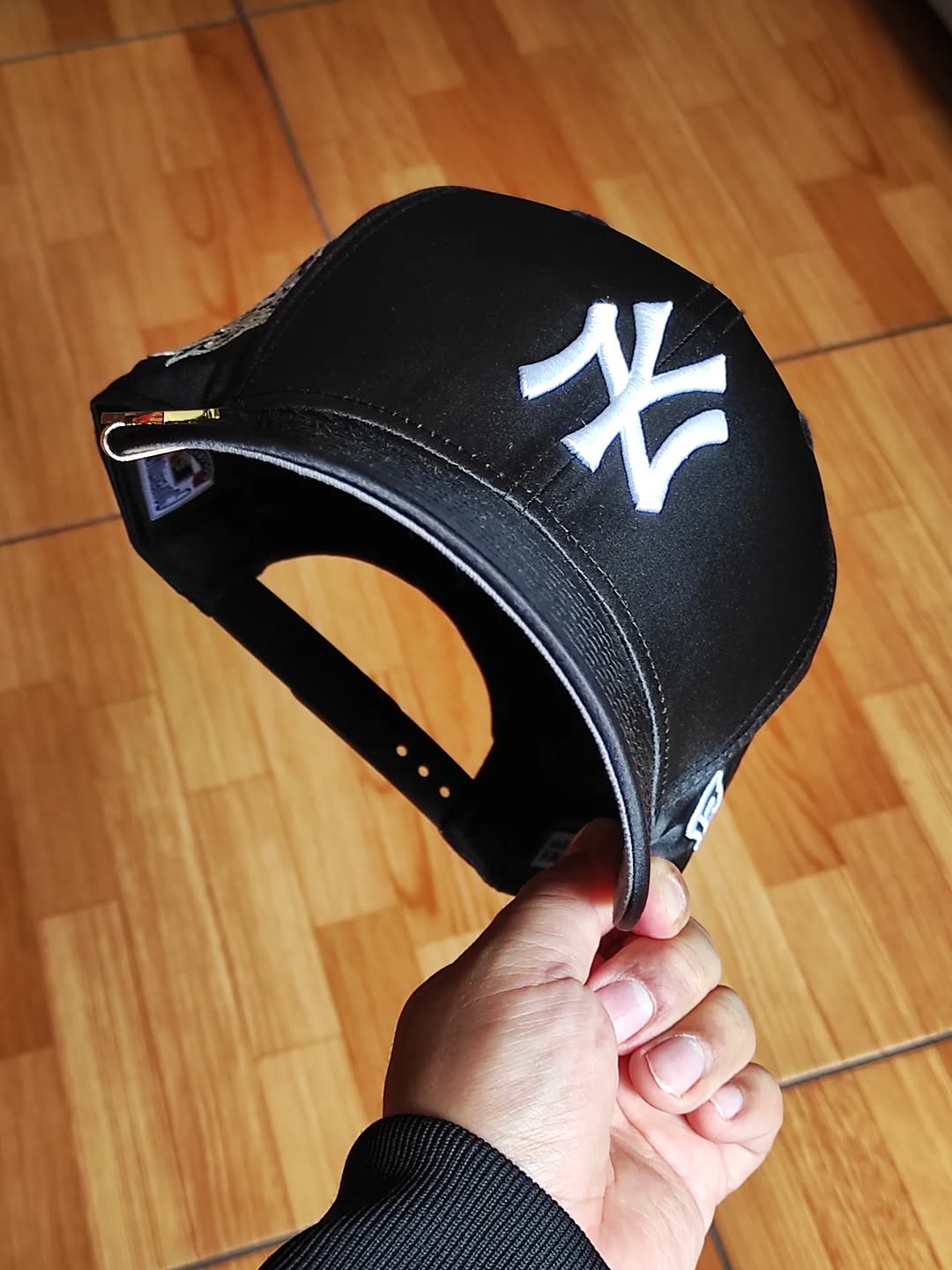 New Era New York Yankees World Series satinada black edition 9FIFTY SNAPBACK