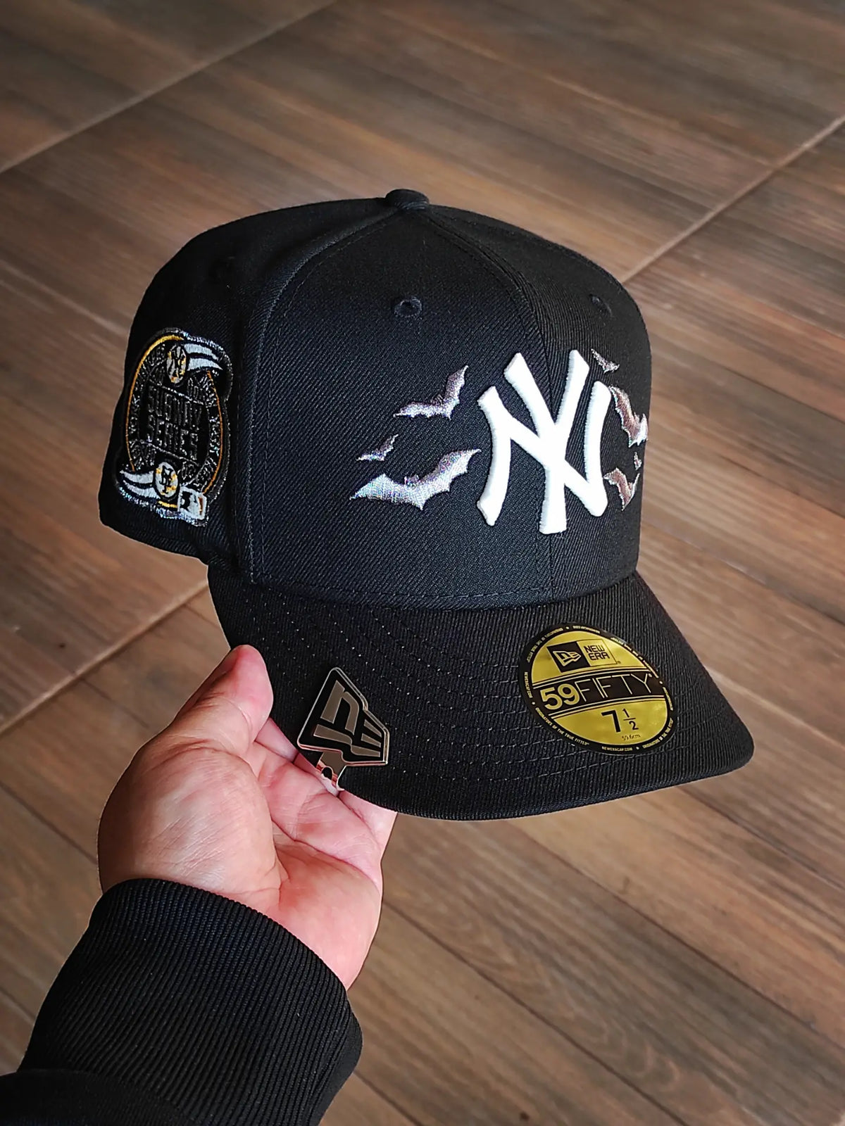 New Era New York Yankees Subway Series Bats Black Prime Edition 59Fifty Fitted Hat