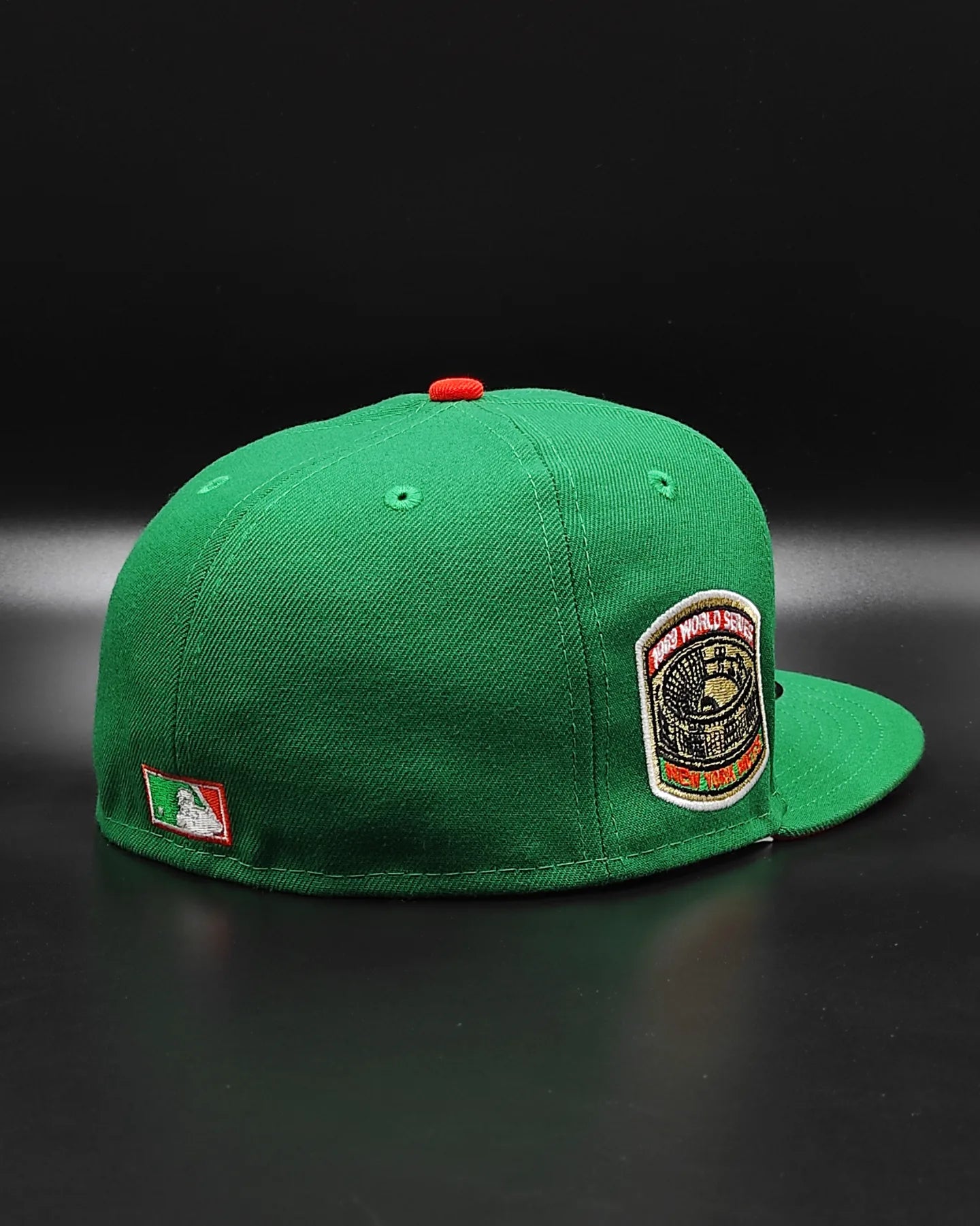 Green New York Mets Orange Bottom 1969 World Series Side Patch New Era 59Fifty Fitted
