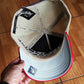 Gorra trucker azul marino y roja gallo Shleather Cock The Farm de Goorin Bros