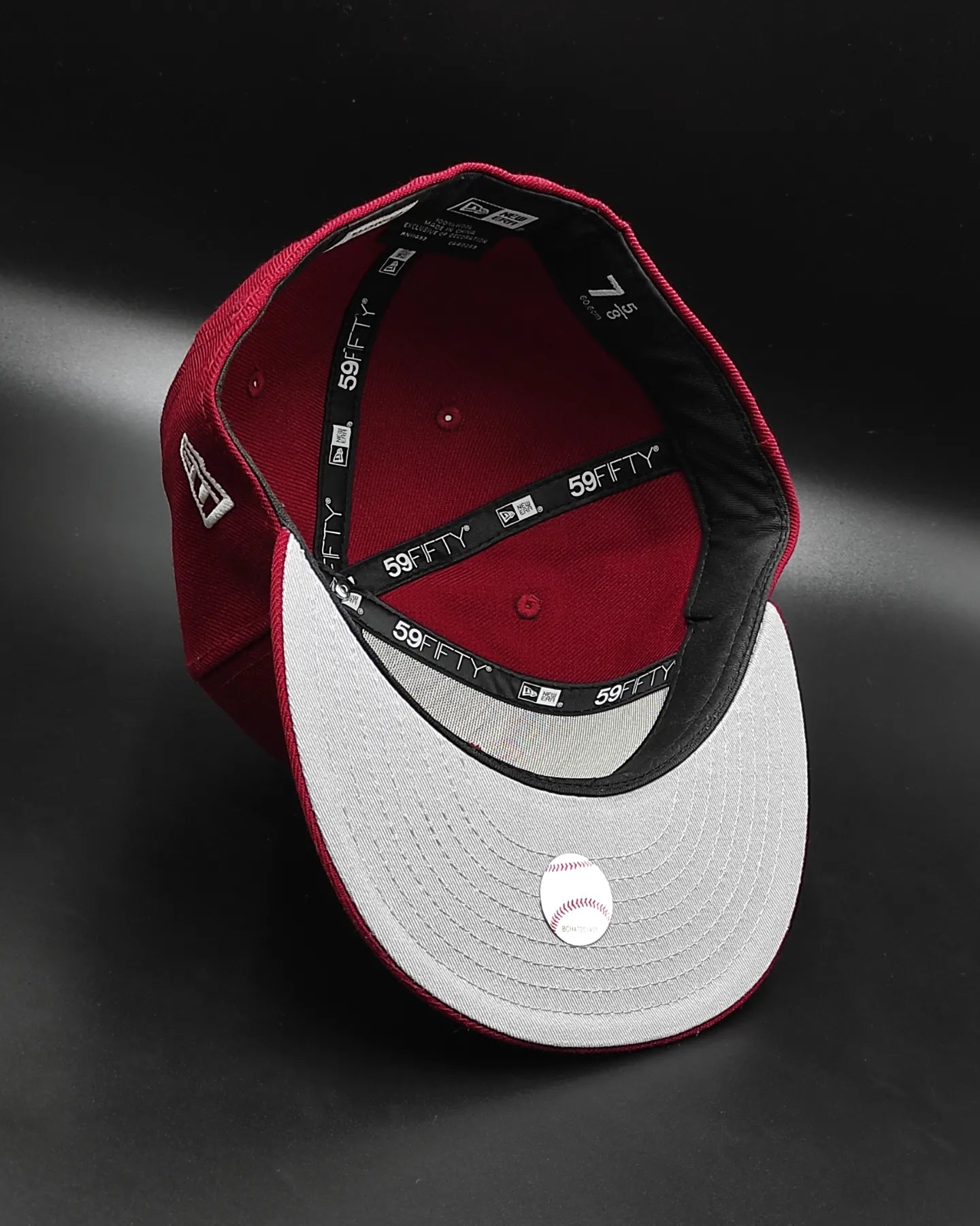 New Era Philadelphia Phillies   Retro Fitted - Cardinal, White