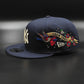 New York Yankees Gray Bottom City Art Side Patch New Era 9Fifty Snapback - Navy Blue