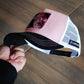 Gorra trucker rosa, blanca y negra Kid Buu DBZ8 BUU Dragon Ball de Capslab