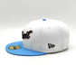 Opening Day Tigers New Era 59FIFTY White & Radiant Blue Hat Green Botton