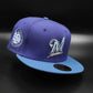 New Era 59fifty Milwaukee Brewers 50th anniversary - purple indigo
