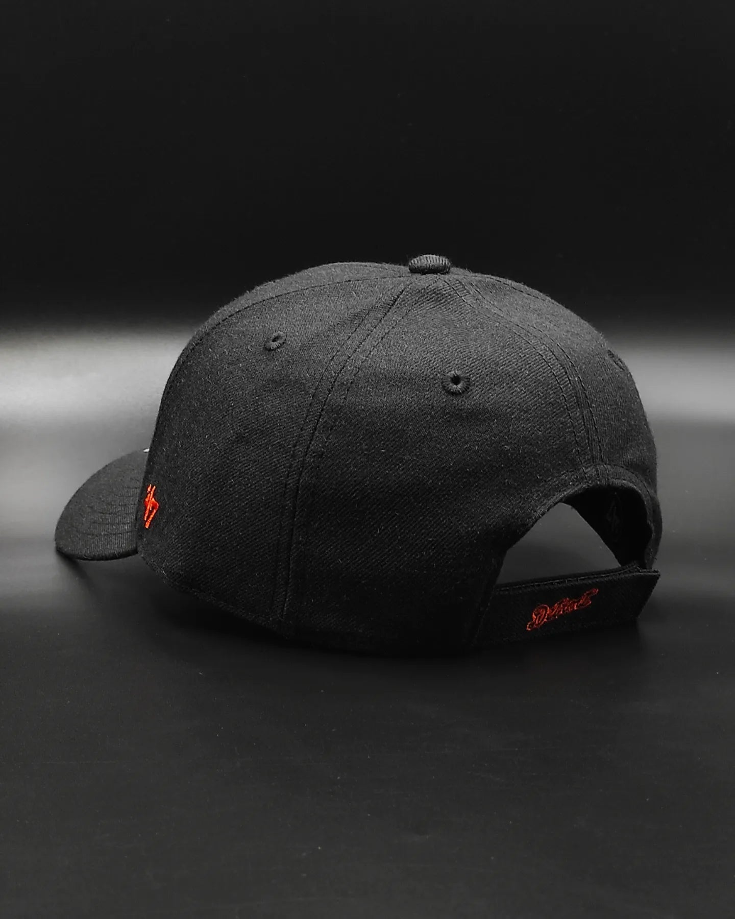 47Brand Detroit Tigers Black and Orange Classic Strapback Cap