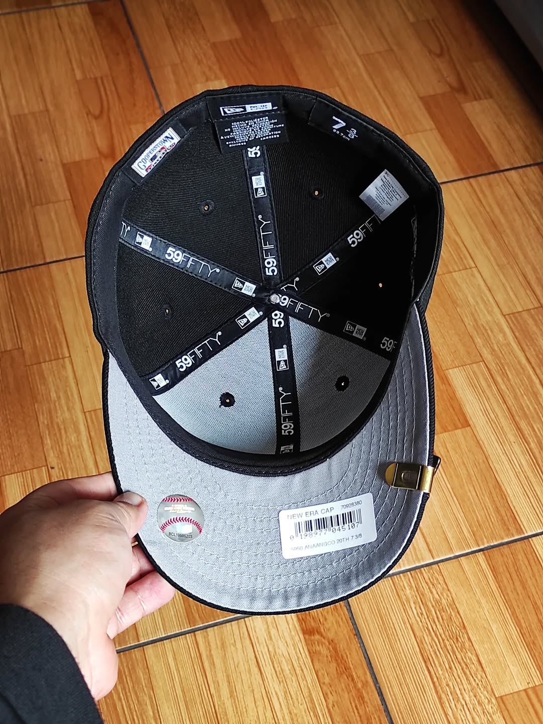 New Era Anaheim Angels 20th Anniversary Black Pewter Prime Edition 59Fifty Fitted