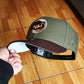 Olive Green Chicago Cubs Brown Visor Snow Gray Bottom 1990 All Star Game Side Patch New Era 9Fifty Snapback