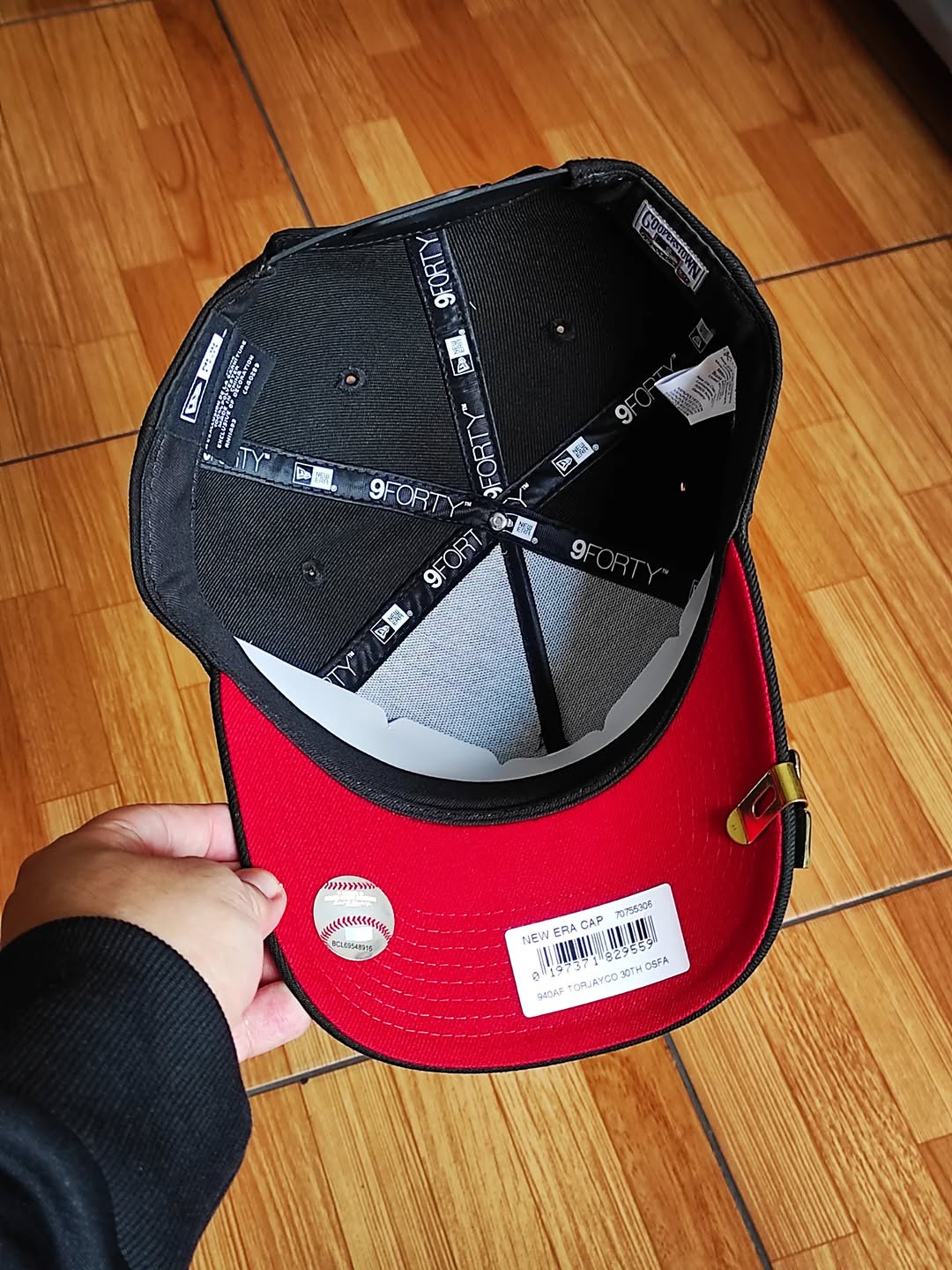 New Era Toronto BLUE Jays Black Red 9Forty A-Frame