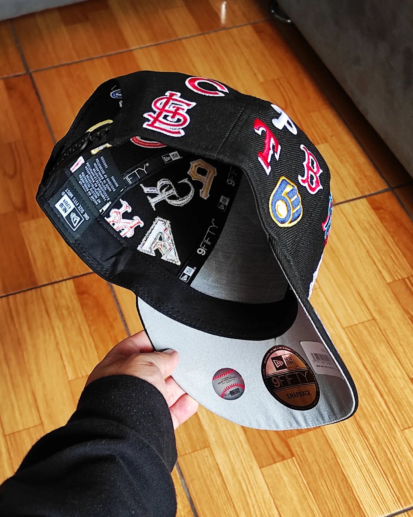 New Era All Over MLB black edition 9 FIFTY Snapback
