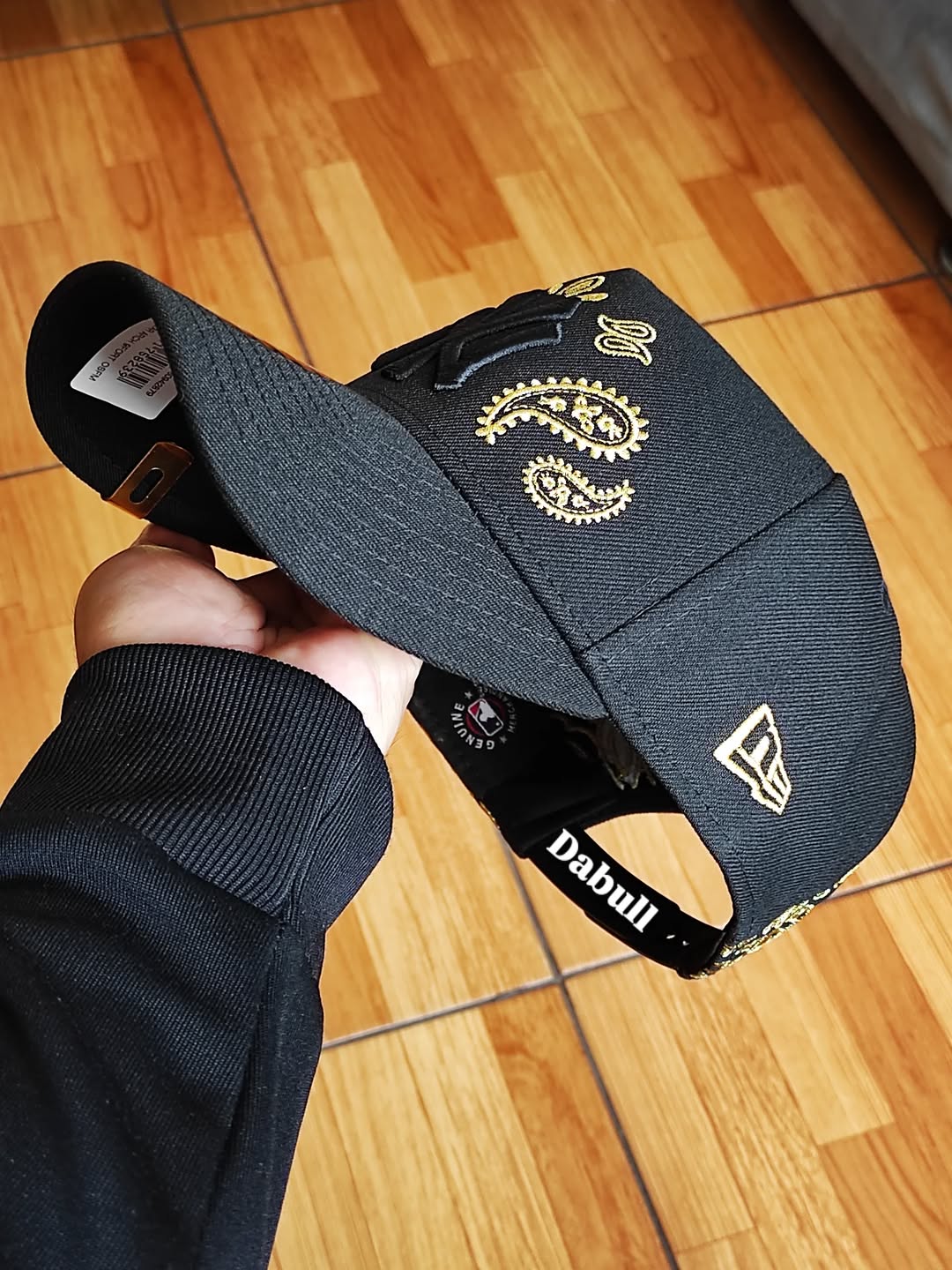 New era New York Yankees paisley BLACK 9FORTY A-FRAME HAT