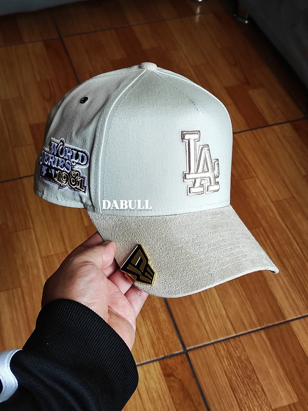Los Angeles Dodgers'Cream ' 9FORTY A-Frame Strapback New era