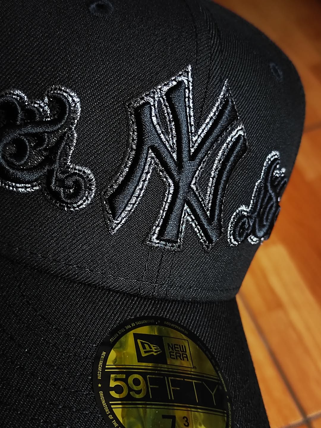 NEW ERA NEW YORK YANKEES WORLD SERIES 1999 METALIC BLACK 59FIFTY