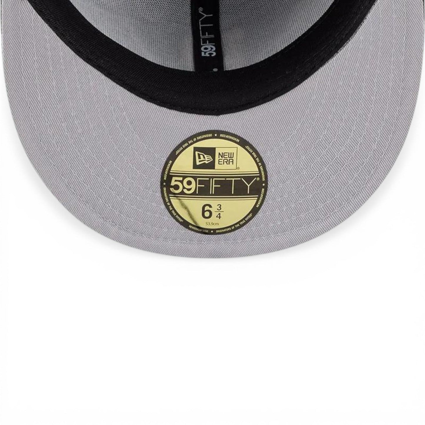 Dark Green Oakland Athletics All Over Logo Gray Bottom 59FIFTY New Era Fitted