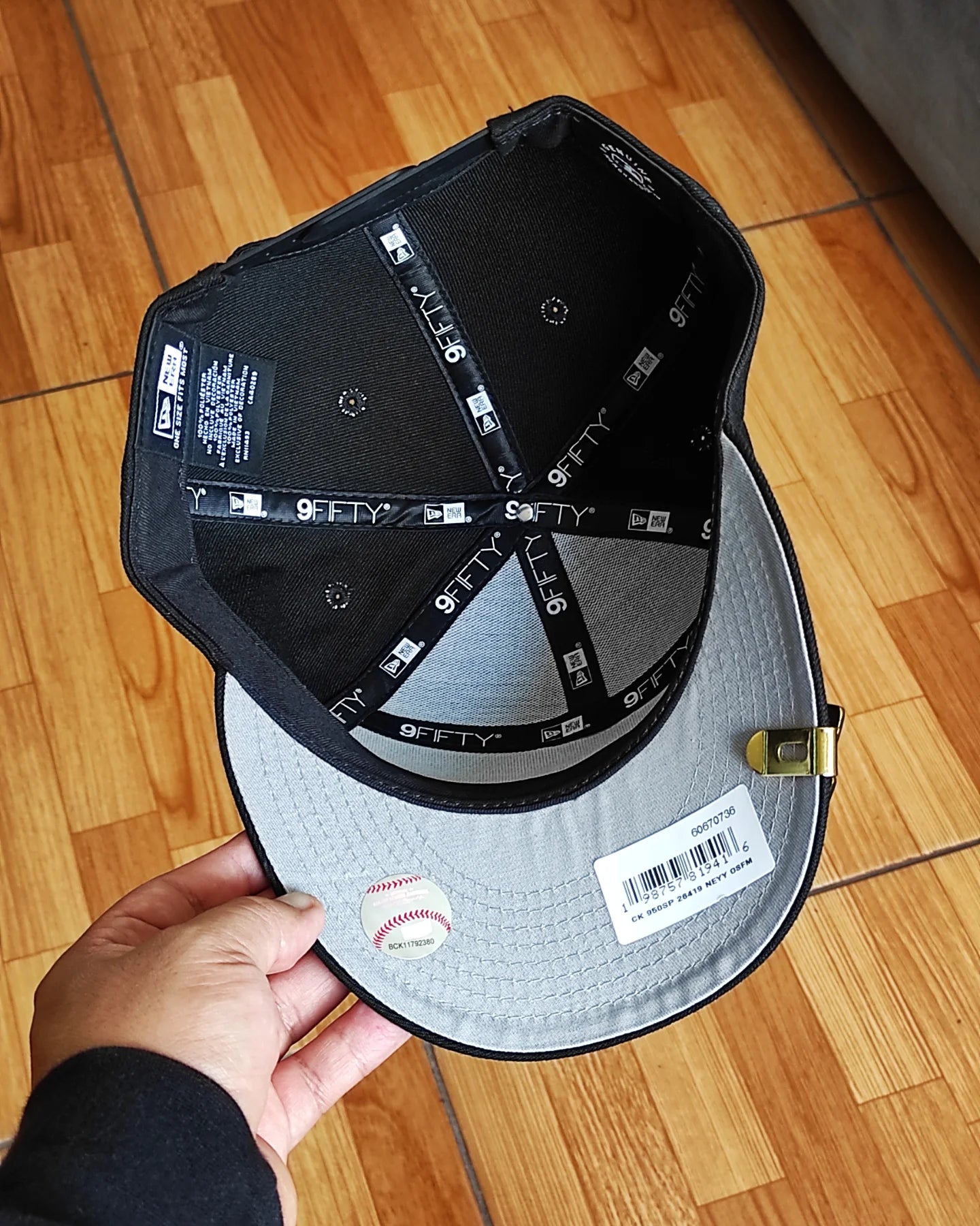 New Era New York script negro 9 FIFTY Snapback