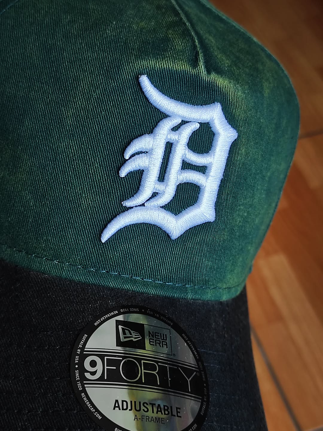 New era Detroit tigers DENIM green 9FORTY A-FRAME Snapback