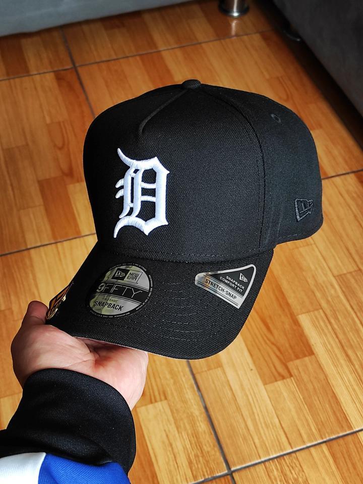 9FIFTY A-FRAME snapback Detroit Tigers 50th aniversario BLACK NewEra