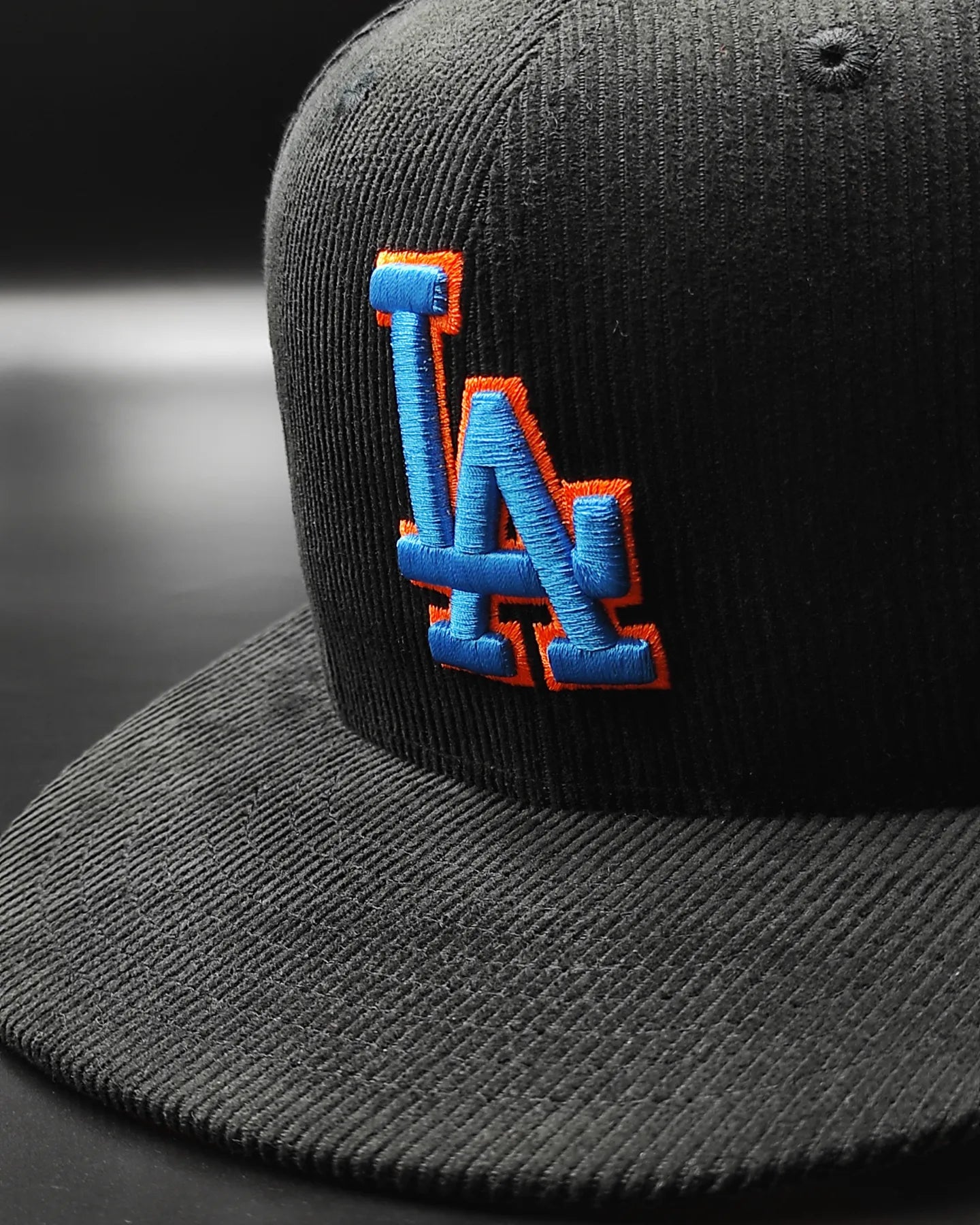 Los Angeles Dodgers Orange  60th Anniversary  New Era 59Fifty Fitted UV glow
