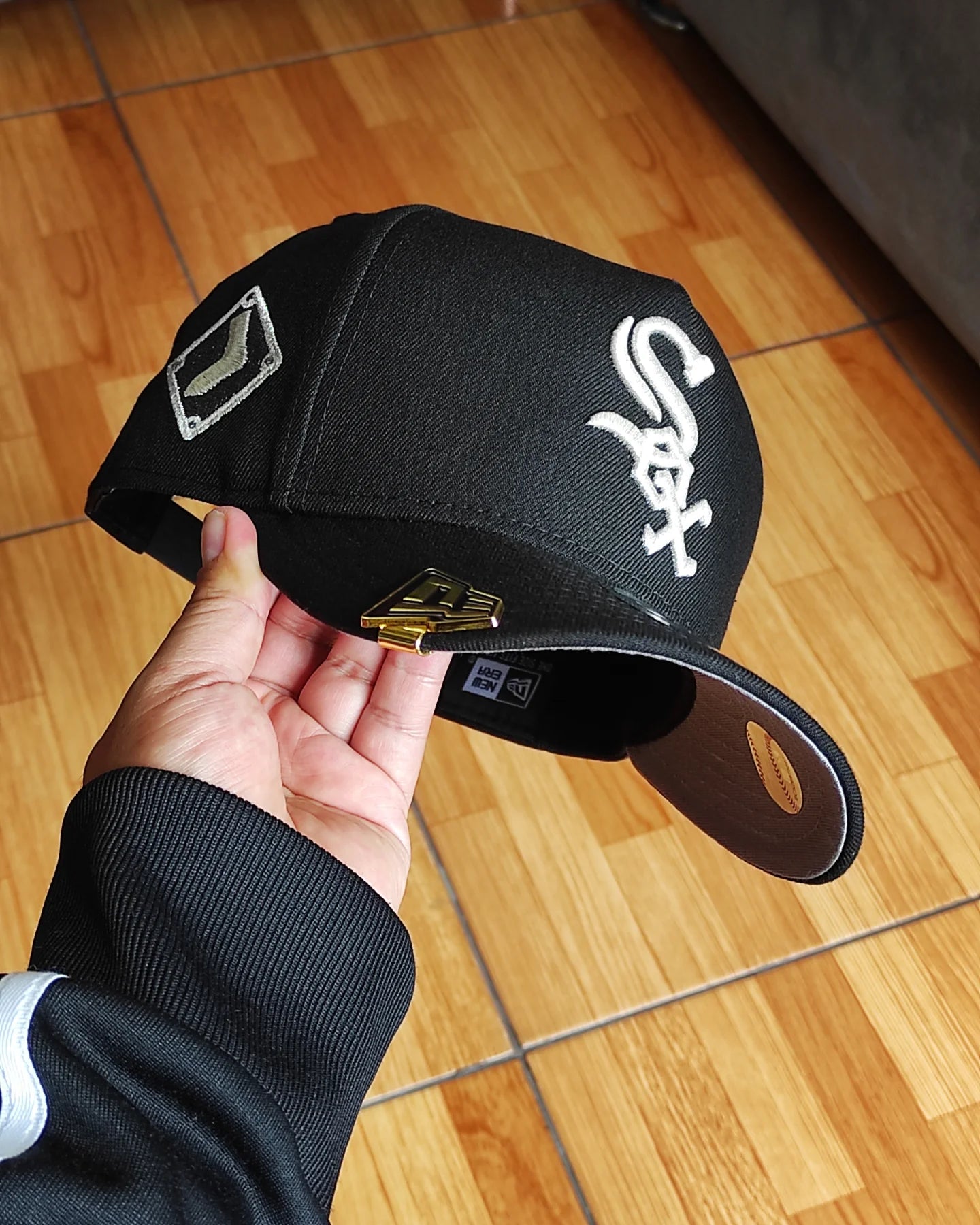 New Era Chicago White Sox  Black  Edition A Frame 9Fifty Snapback