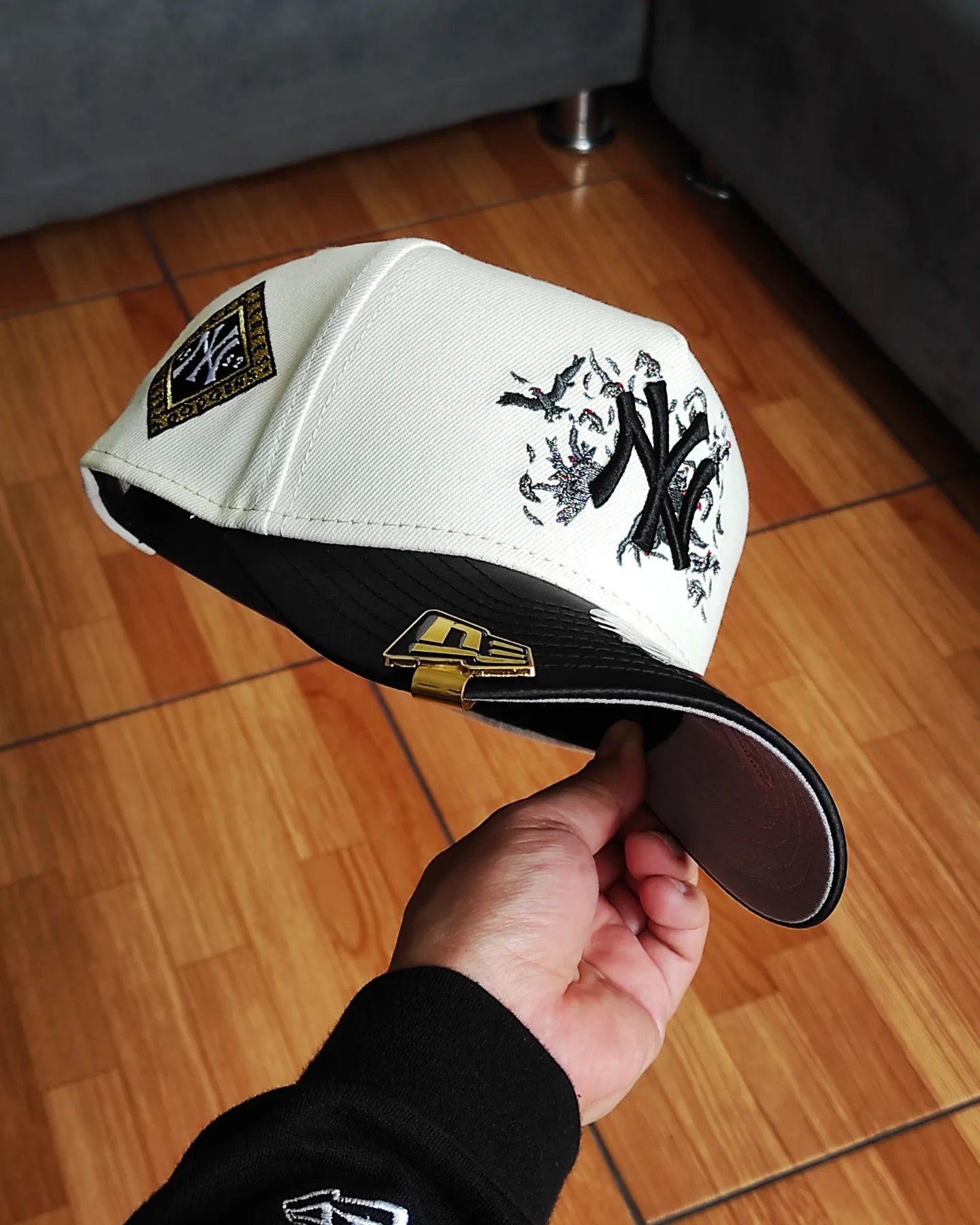 New Era New York Yankees World series 1952 viscera satinada chrome cuervos two Tone 9 FORTY AFRAME