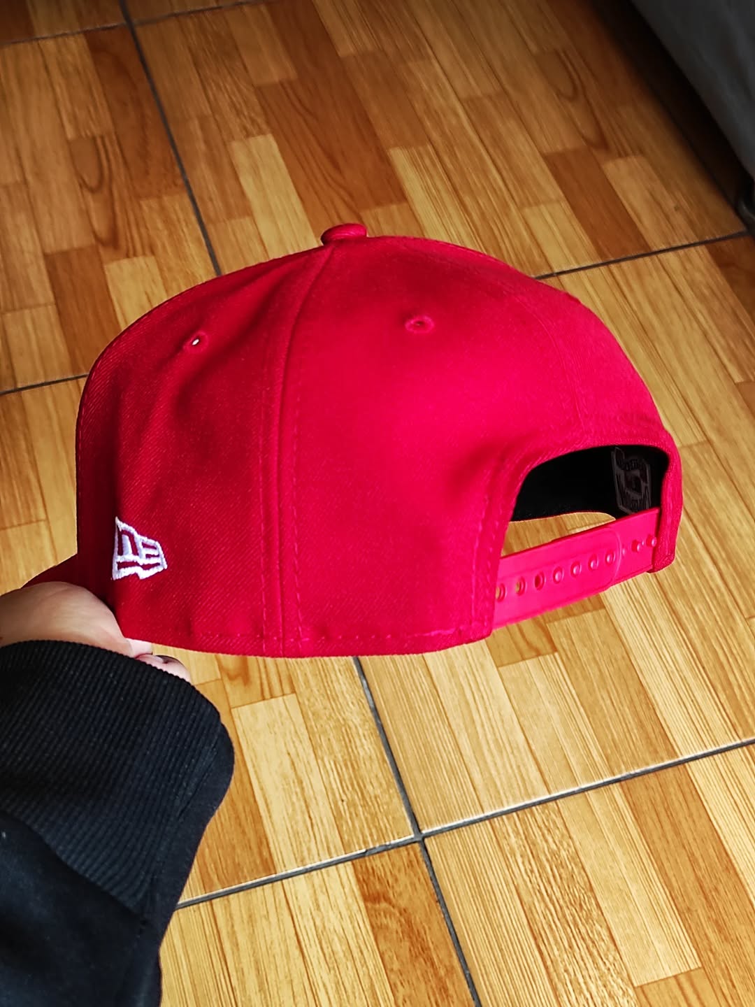 New Era white Sox comesky park red 9Forty A Frame Snapback Hat