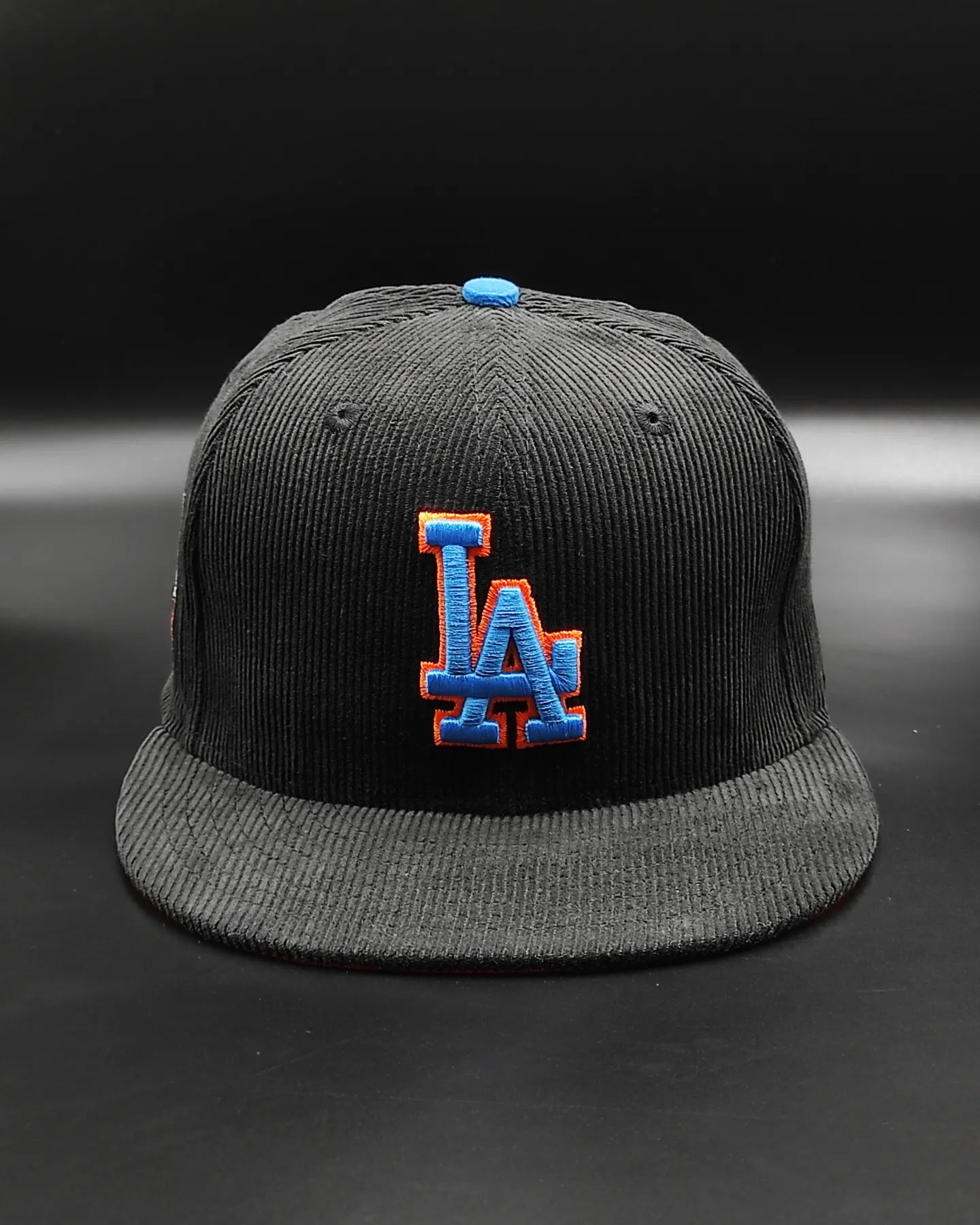 Los Angeles Dodgers Orange  60th Anniversary  New Era 59Fifty Fitted UV glow