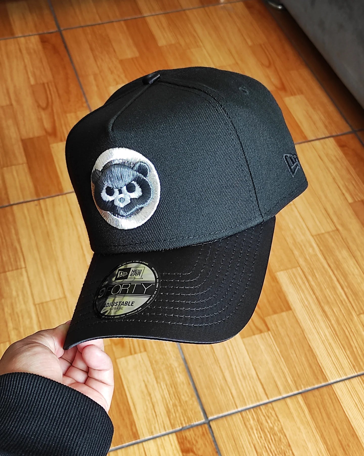 New Era Chicago Cubs viscera satinada black 9 FORTY A-FRAME