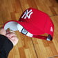 New Era New York Yankees red 9Forty A Frame Snapback Hat
