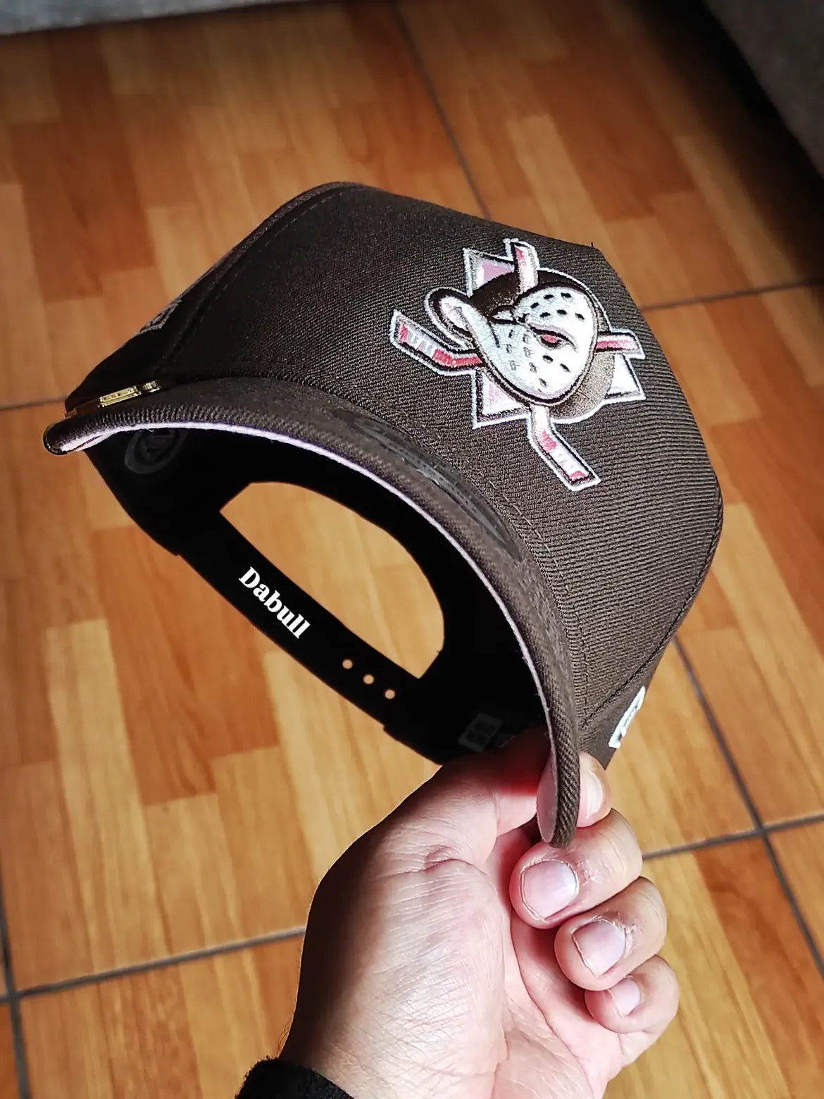 New era Anaheim ducks 30 TH aniversario Brown Forty A-frame Snapback