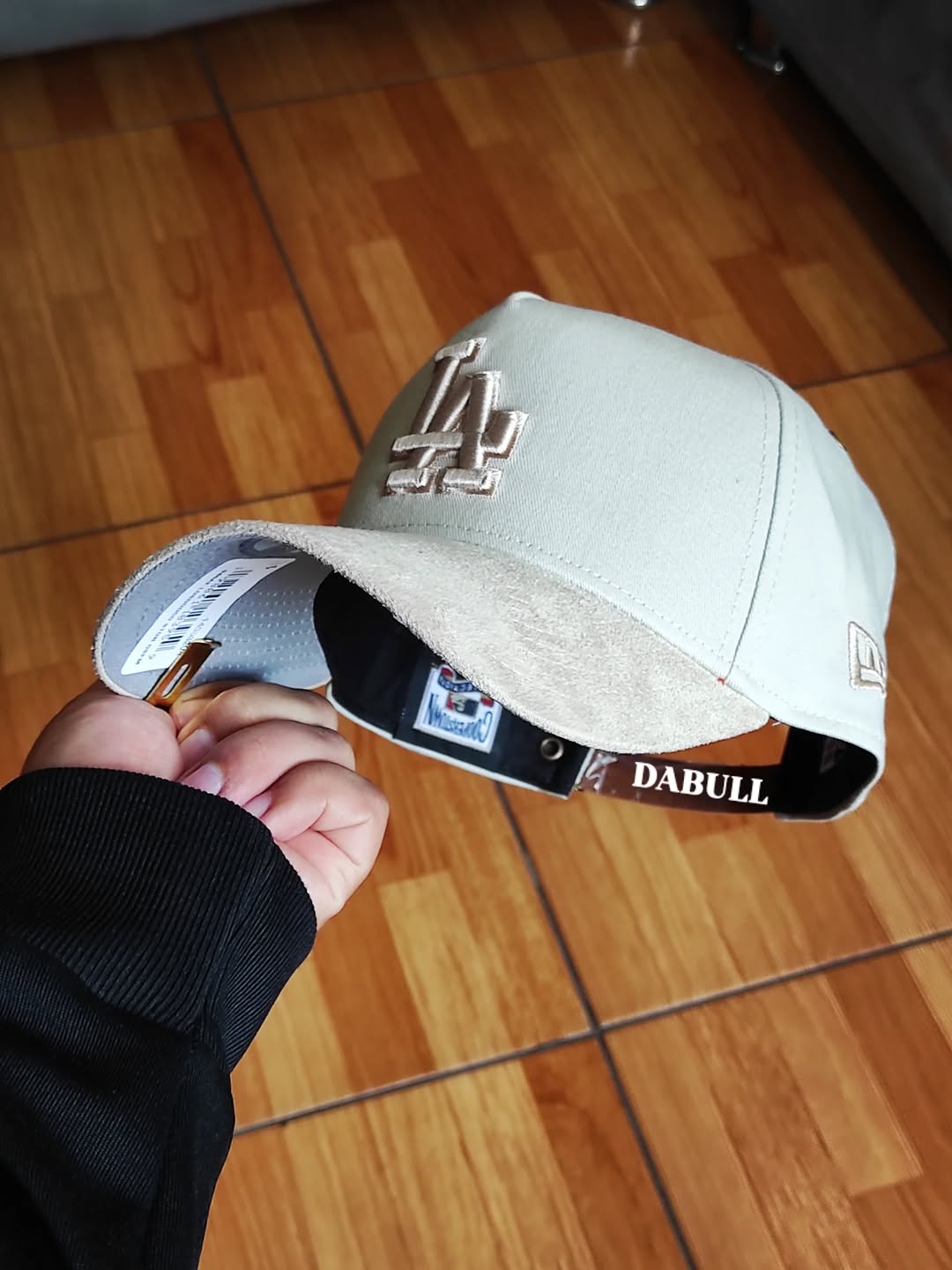 Los Angeles Dodgers'Cream ' 9FORTY A-Frame Strapback New era