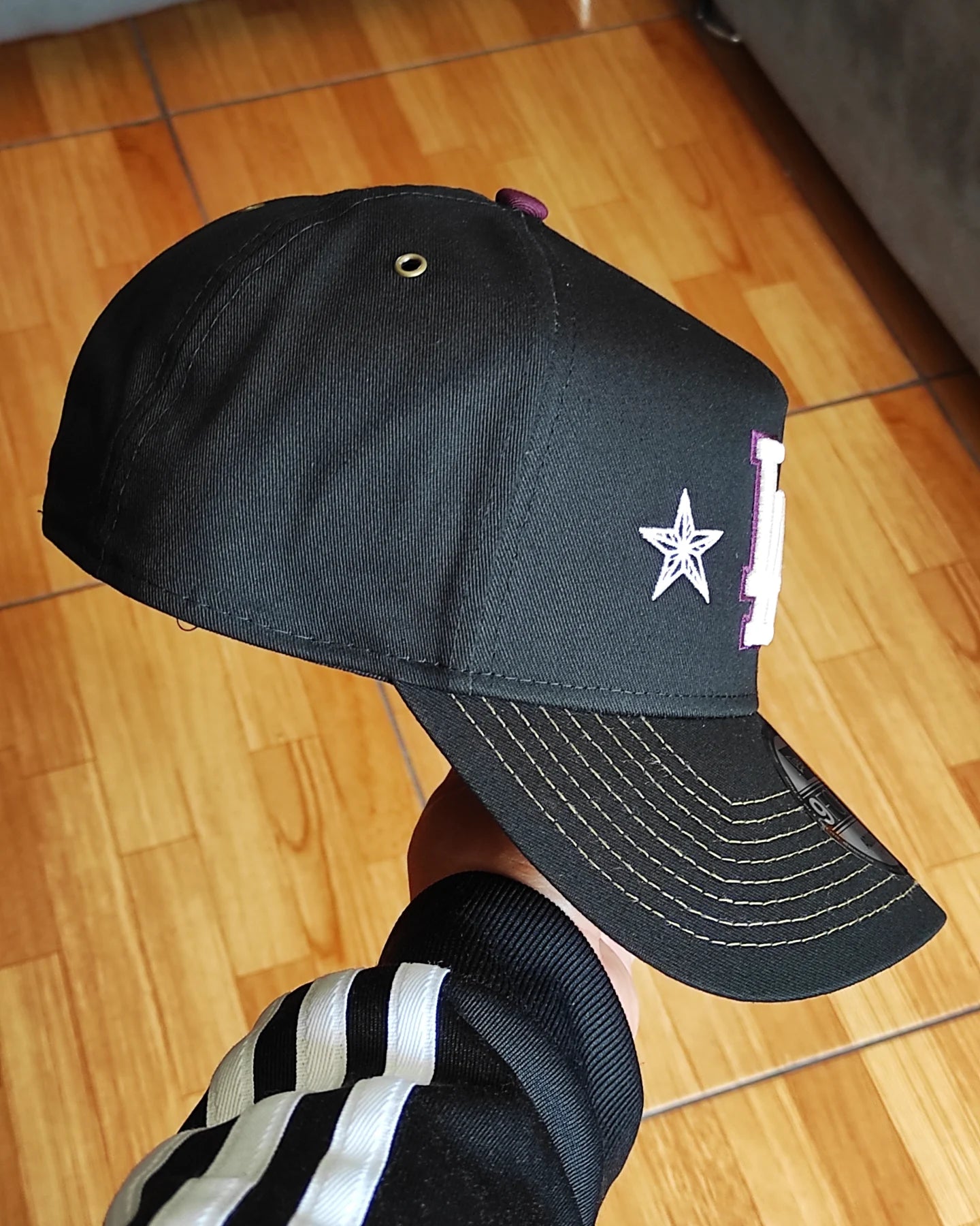 New Era Los Angeles Dodgers Star ✨ black/purple  9 FORTY A-FRAME