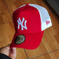 New Era Los New York Yankees Red white Trucker a-frame