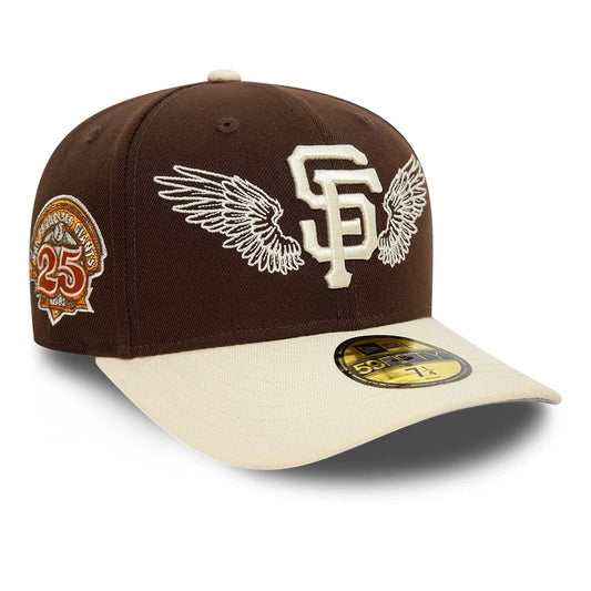 Gorra San Francisco Giants MLB Team Wings 59FIFTY Fitted Marrón Oscuro