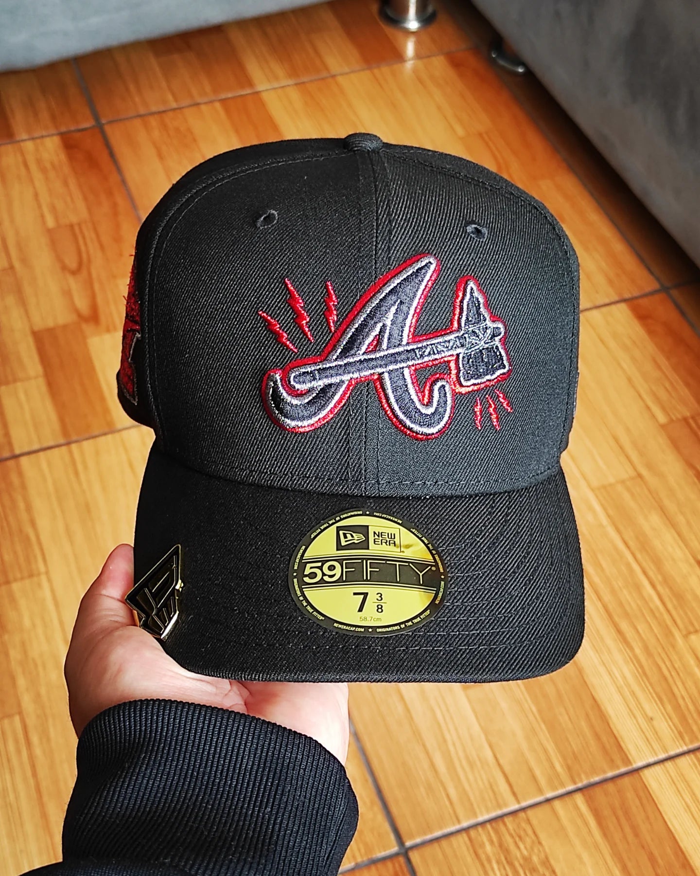 New Era Atlanta Braves World Series 1995 ⚡ Black Edition 59Fifty Fitted Hat