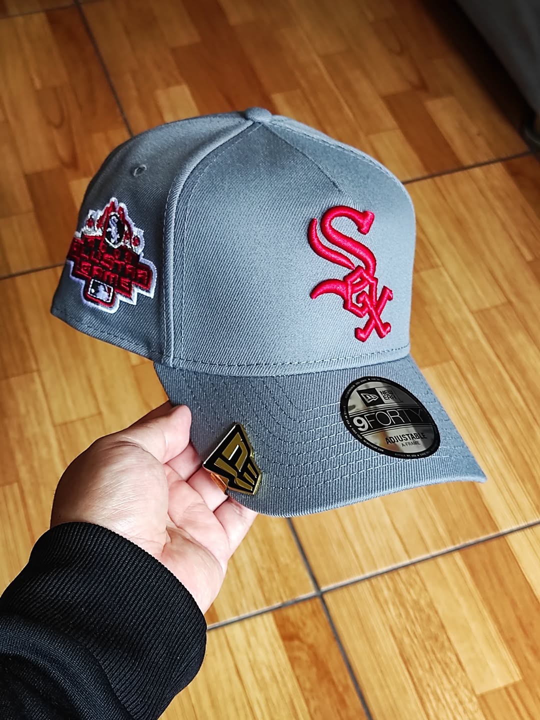 New Era white Sox all Star Game gray red 9Forty A Frame Snapback Hat