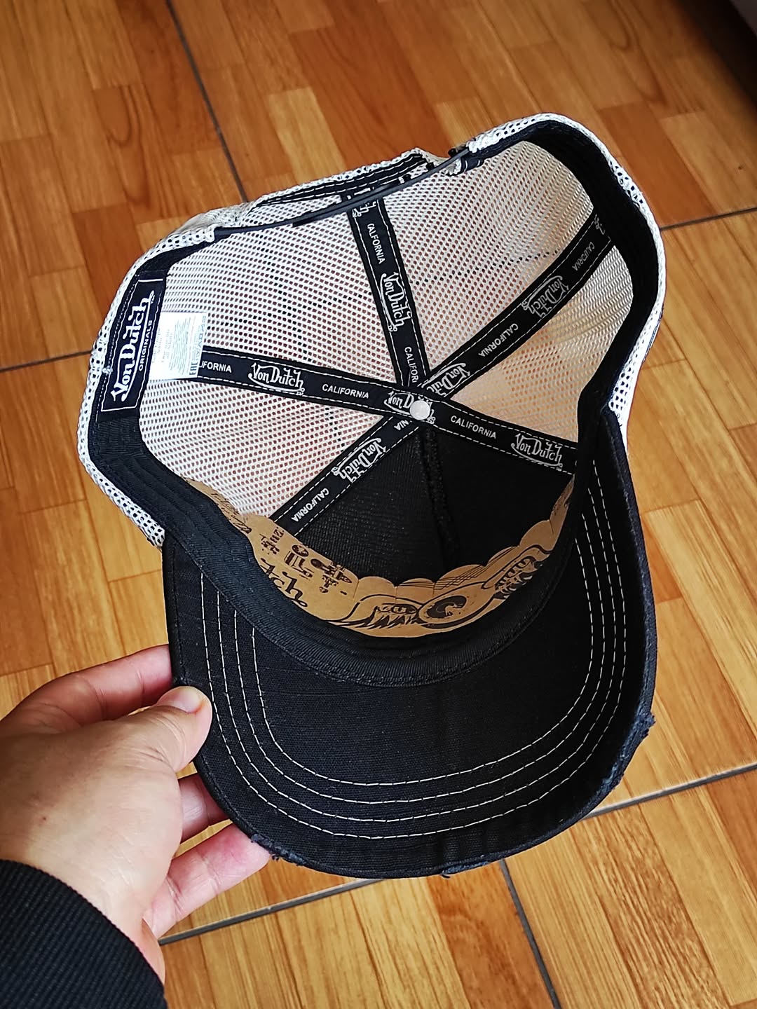 Gorra vondutch black trucker cap