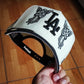 New Era Los Angeles Dodgers 40th Anniversary Angel Chrome Two Tone Edition 9Fifty A Frame Snapback Hat