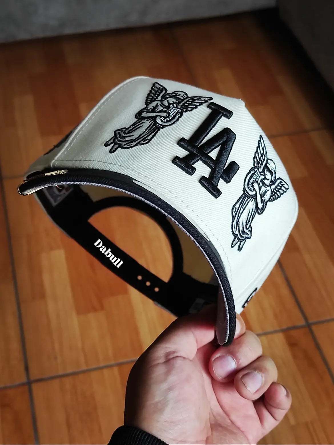 New Era Los Angeles Dodgers 40th Anniversary Angel Chrome Two Tone Edition 9Fifty A Frame Snapback Hat