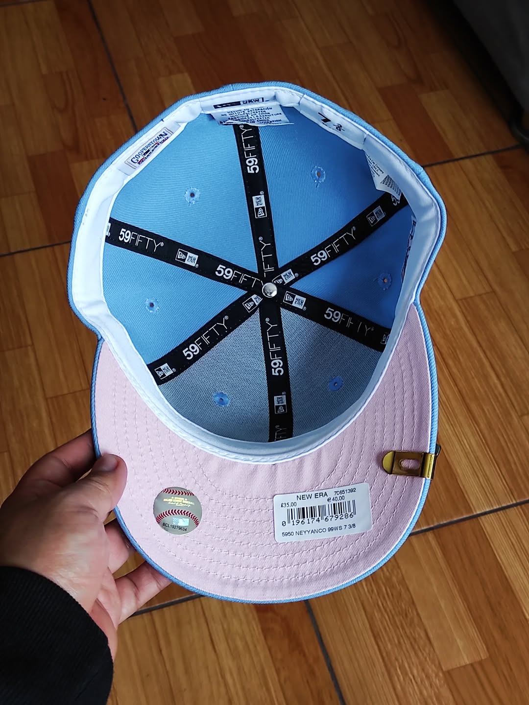 New Era New York Yankees Pastel Blue 59FIFTY Fitted Cap🍧