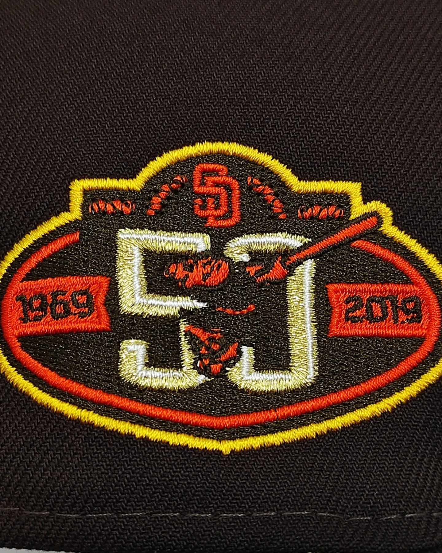New era San Diego Padres 50th anniversary dark chocolate prime 59 fifty