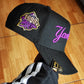 New Era New York Yankees Script World Series 1999 black purple 9Forty A-frame Snapback