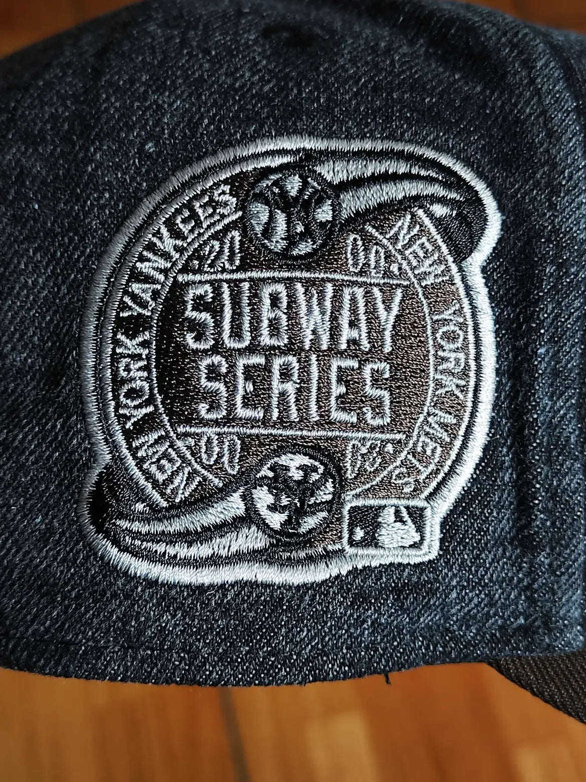 New Era New York Yankees Subway series denim Two Tone 9Forty A-frame Snapback