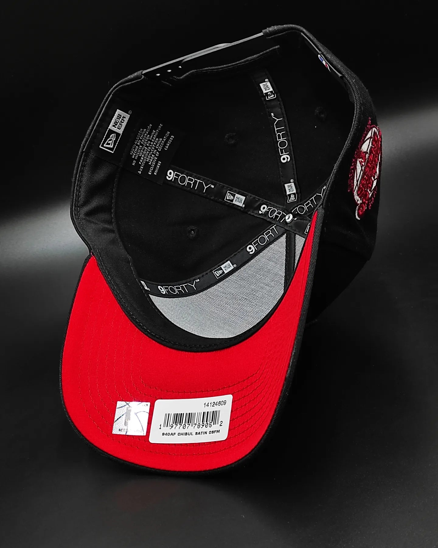 New Era Chicago bulls 'Negro & Scarlet' 9FORTY A-Frame Snapback