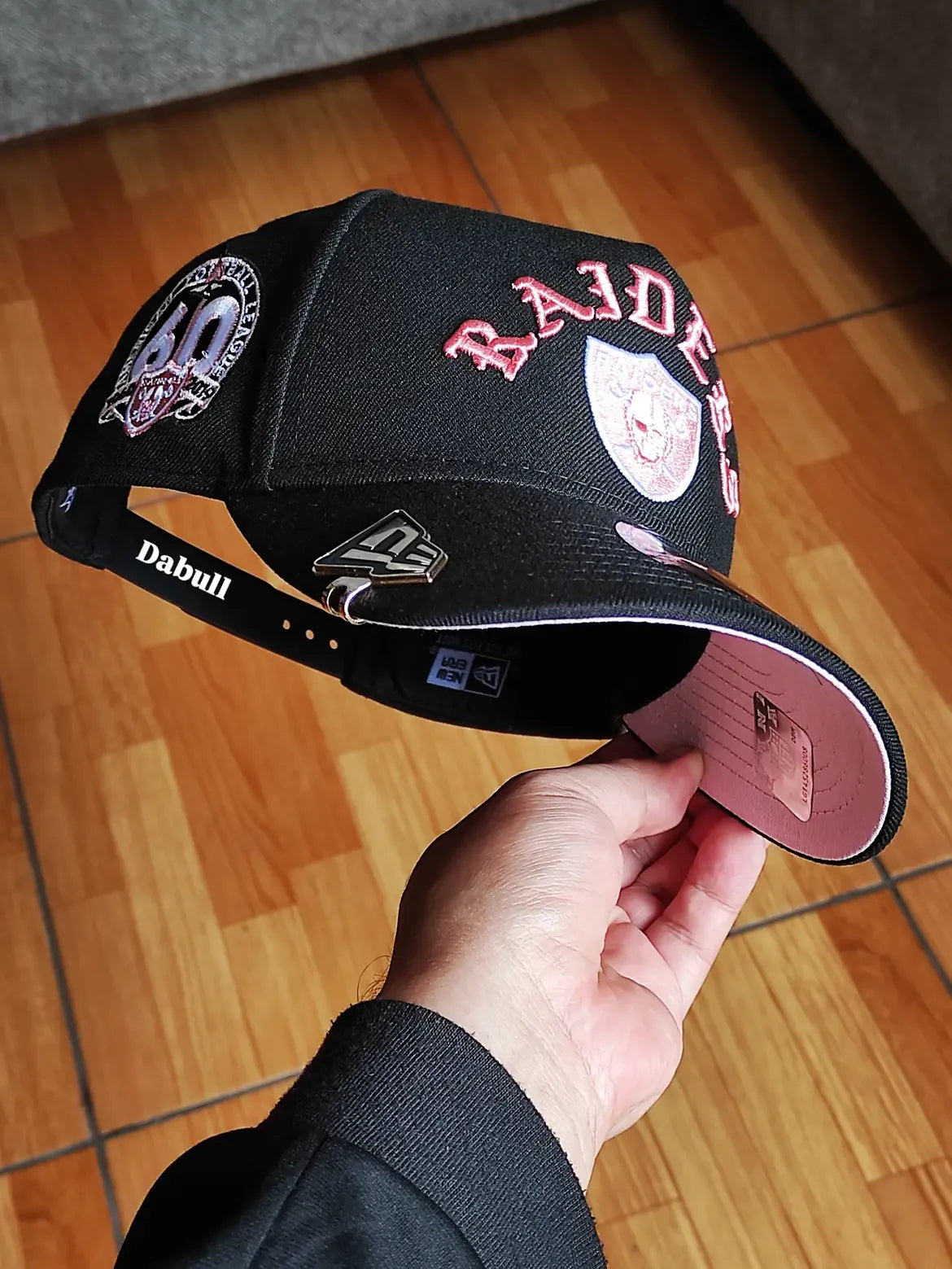 New era Las Vegas Raiders black link 60th Anniversary 9Forty A-Frame Snapback