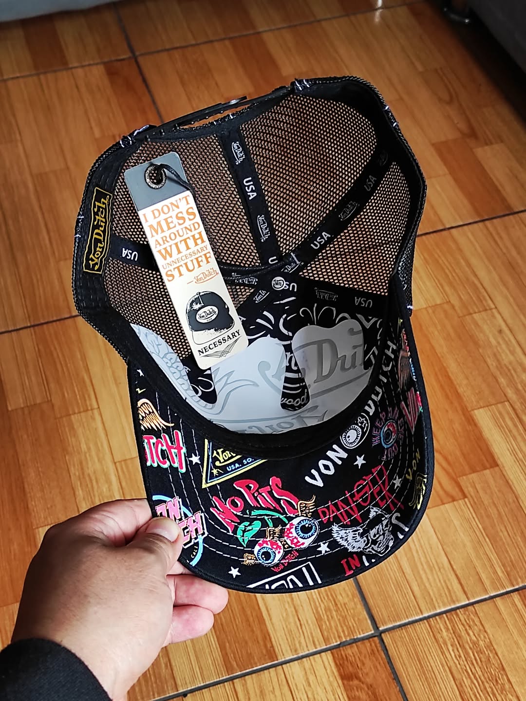 Gorra Con Dutch Jax Black Trucker Hat