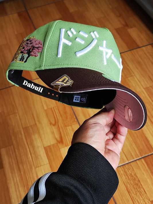 New Era Los Angeles Dodgers Tokyo series matcha green 9forty A-FRAME hat