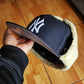 New York Yankees 96 World Series Dogear New Era 59Fifty Fitted - Navy, White, Gray