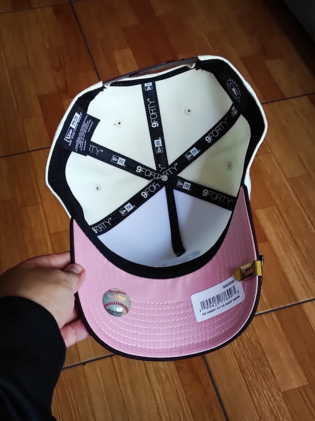 San Diego Padres 'Pink Satin Hearts Walnut' 9FORTY A-Frame Snapback