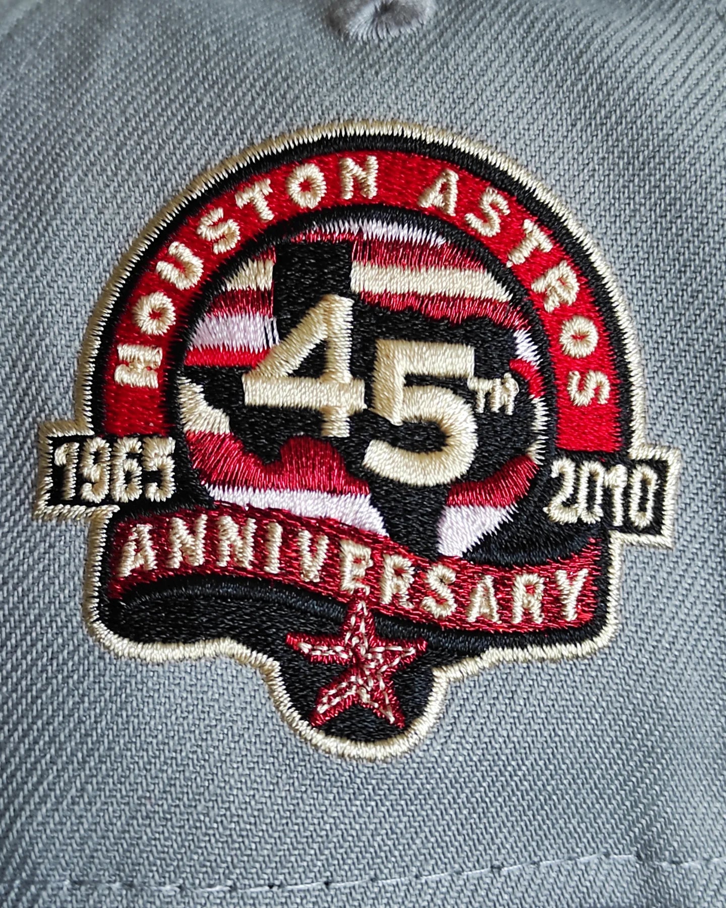 Houston Astros Rose PreCurvada 45th Anniversary New Era 9Fifty A-Frame Snapback