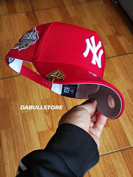 New Era New York Yankees red 9Forty A Frame Snapback Hat